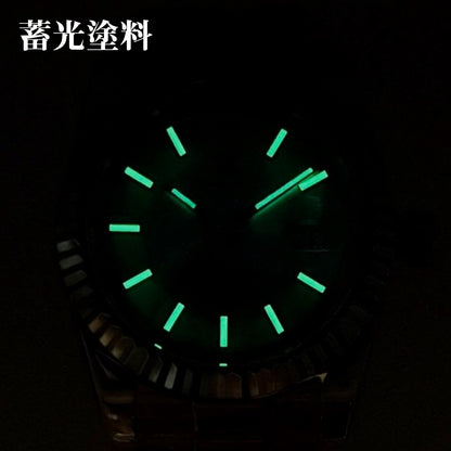 自動巻き腕時計 メンズ 40代 50代 オマージュウォッチ デイデイト 機械式 手巻き 36mm アイスブルー CORGEUT 2029