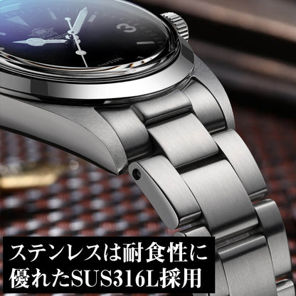 腕時計 メンズ 40代 50代 オマージュウォッチ クォーツ 防水 36mm マット仕上げ ADDIESDIVE AD2023QZ
