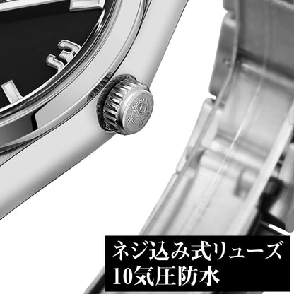 自動巻き腕時計 メンズ 40代 50代 オマージュウォッチ 機械式 手巻き 防水 38mm マット仕上げ ADDIESDIVE AD2112