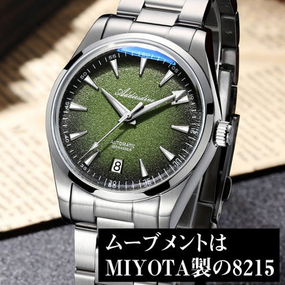 自動巻き腕時計 メンズ 40代 50代 オマージュウォッチ 機械式 手巻き 10気圧防水 39mm ADDIESDIVE AD2094