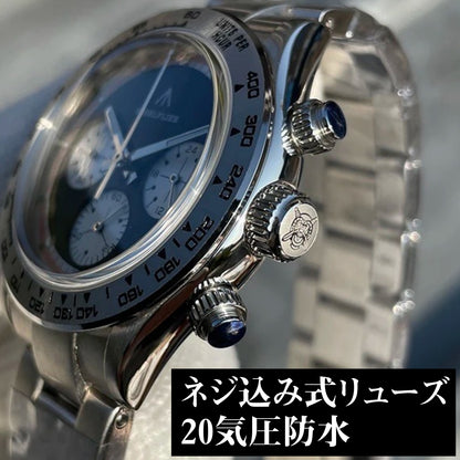 腕時計 メンズ 40代 50代 クロノグラフ オマージュウォッチ クォーツ STEELFLIER SF733