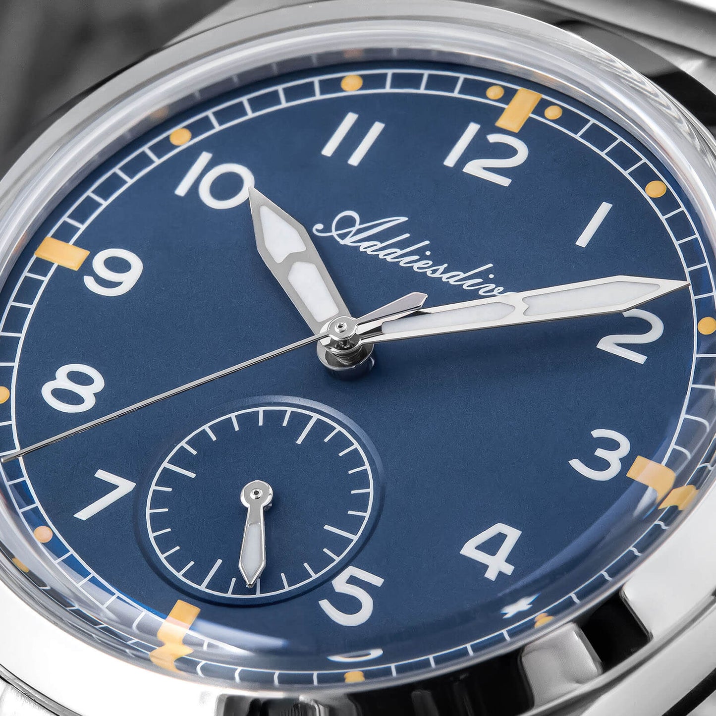 腕時計 メンズ パイロットウォッチ クォーツ 40代 50代 オマージュウォッチ 36mm 24時間計 ADDIESDIVE AD2099