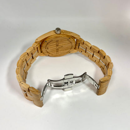 木製腕時計 ウッドウォッチ メンズ 40代 50代 クォーツ ブラック ブルー ゴールド ボボバード BOBO BIRD GT164