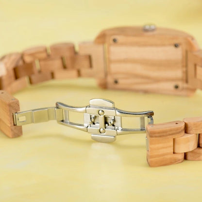 BOBO BIRD GT020 Wooden Watch for Women in Their 20s, 30s, and 40s, Quartz Movement, Hypoallergenic