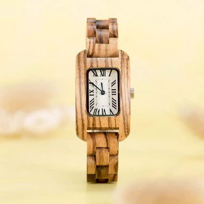 BOBO BIRD GT020 Wooden Watch for Women in Their 20s, 30s, and 40s, Quartz Movement, Hypoallergenic