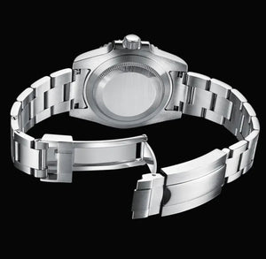機械式腕時計 メンズ 40代 50代 GMT オマージュウォッチ 自動巻き セイコームーブメント 手巻き付き シルクロ CI-2010
