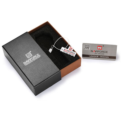 ペアウォッチ カップル 夫婦 クォーツ クロノグラフ ペア価格 日付 プレゼント ギフト NAVIFORCE NF8048