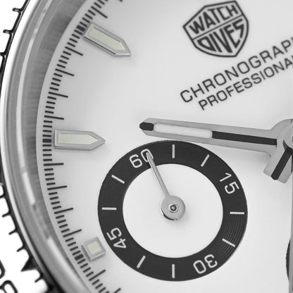 腕時計 メンズ 40代 50代 クロノグラフ オマージュウォッチ クォーツ メカクォーツ 39mm WATCHDIVES WD16500