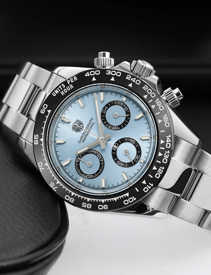 腕時計 メンズ 40代 50代 クロノグラフ オマージュウォッチ クォーツ メカクォーツ 39mm WATCHDIVES WD16500
