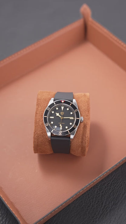 腕時計 メンズ 40代 50代 オマージュウォッチ クォーツ 20気圧防水 37mm アルミベゼル WATCHDIVES WD7922