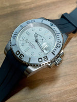 画像をギャラリービューアに読み込む, 腕時計 メンズ 誕生日 プレゼント 機械式 自動巻き 手巻き付き オマージュウォッチ ラバーバンド シルクロ CIRCULO CI-003
